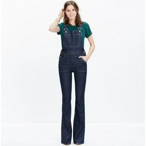 Madewell Flea Market Flare Denim Overalls XS